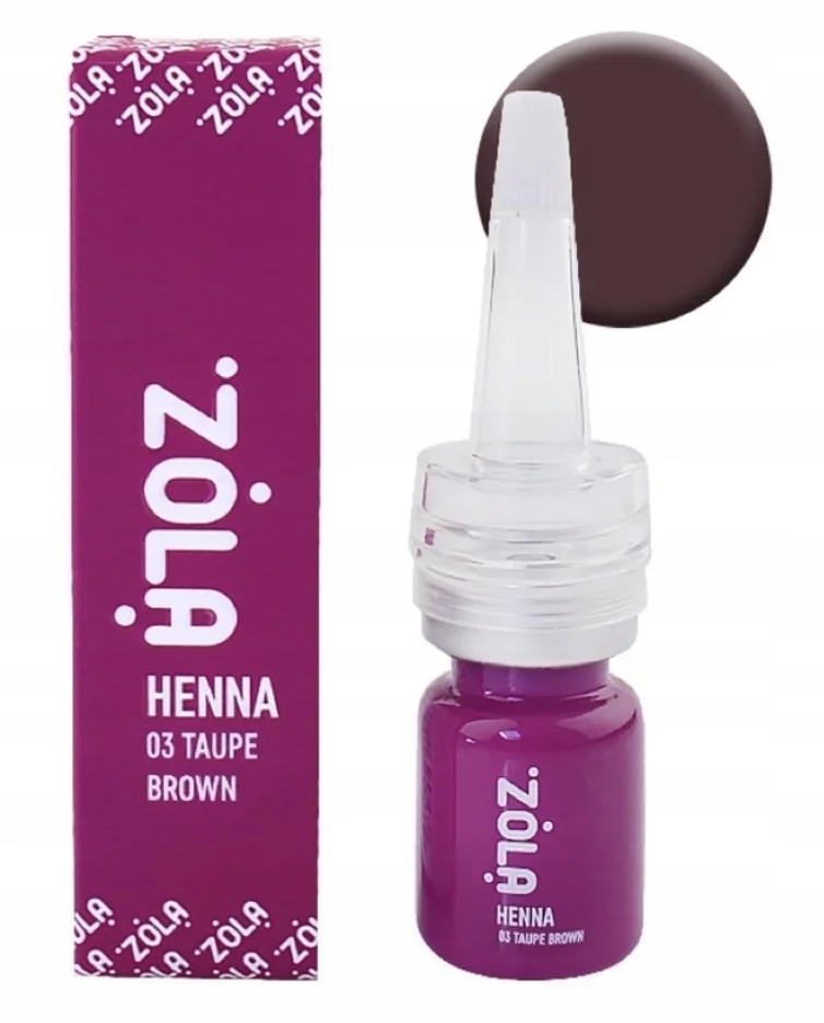 Zola Henna na barvení obočí 10 g 03 taupe hnědá