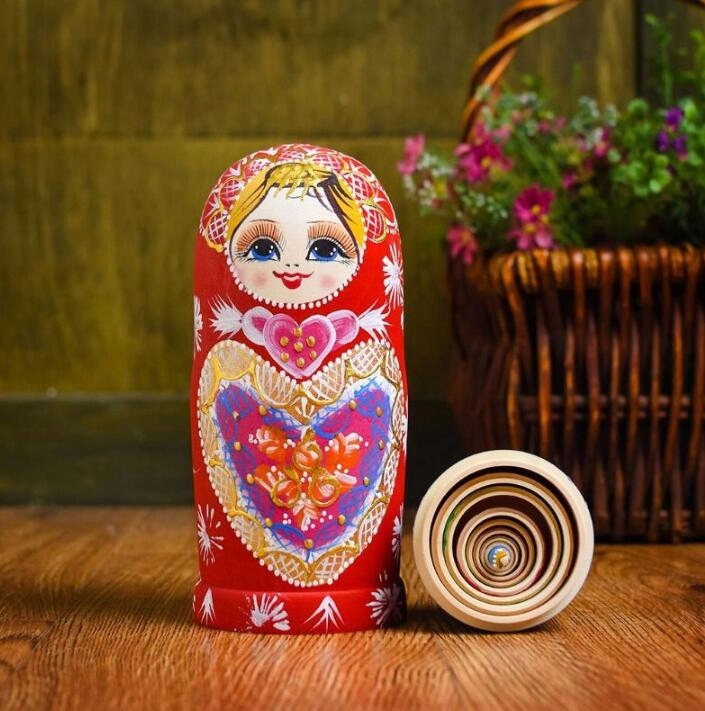 10 rétegű fa matrjoska Gyártó kódja 2022