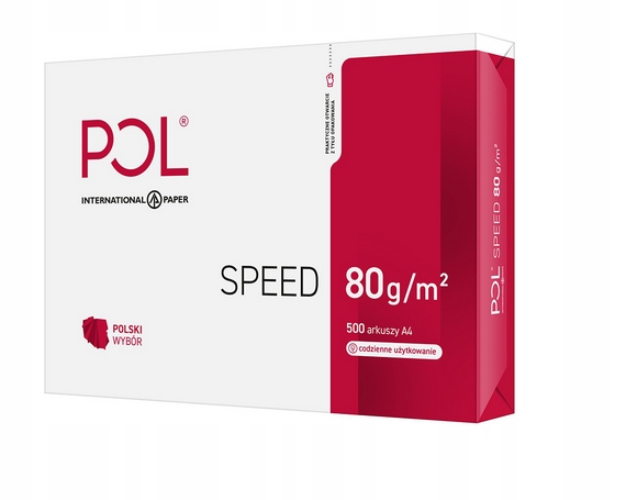 

Papier ksero biurowy PolSpeed format A4 1 Ryza