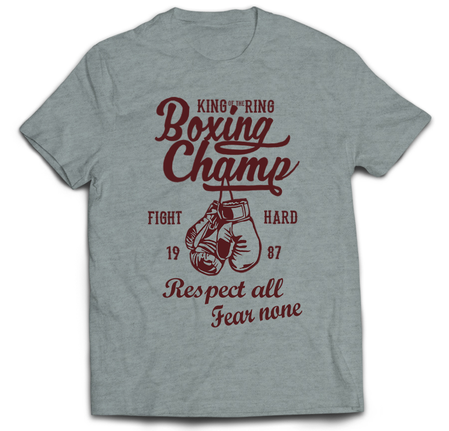 

Koszulka dla boksera tshirt boks bokser rękawice S