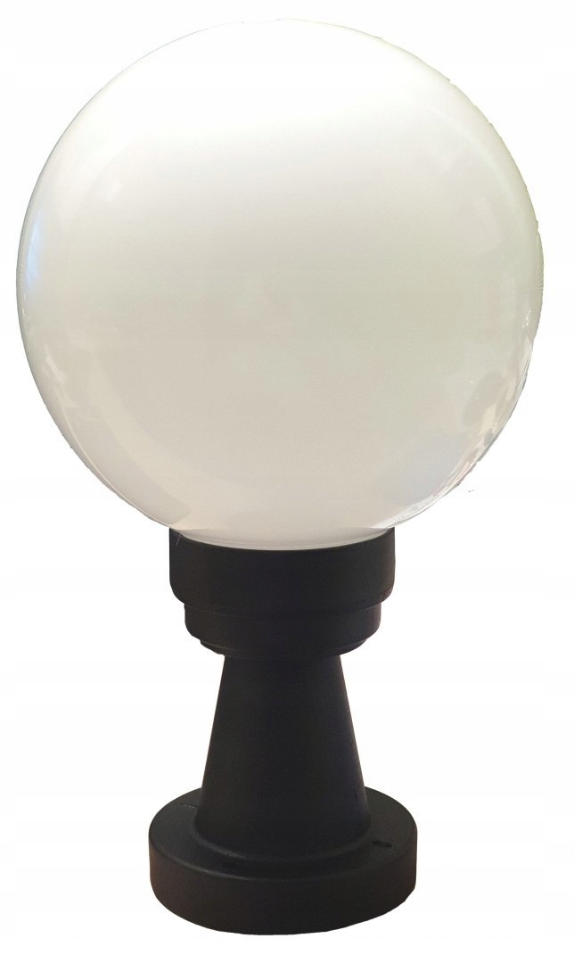 

Lampa ogrodowa słupek z kulą 200 mleczną rudapol