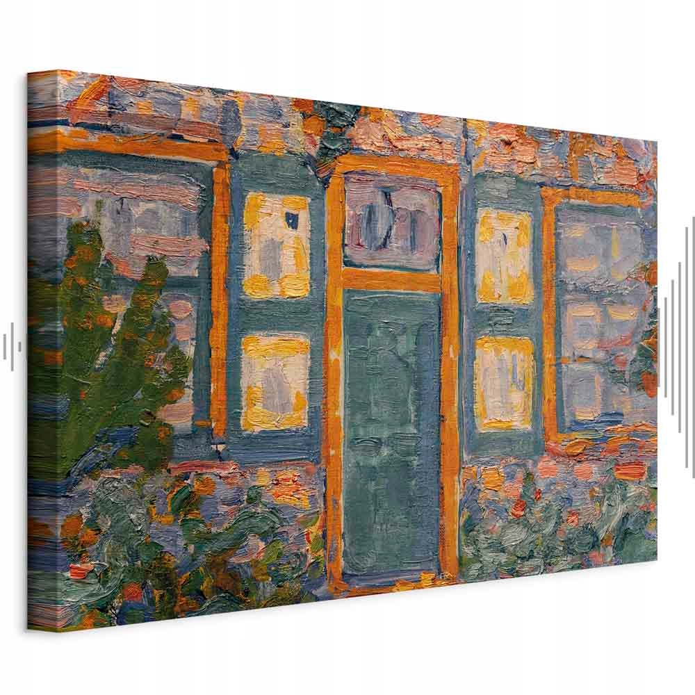 Piet Mondrian House Sunlight Akustický Odhlučníkový Obraz Ložnice 120x80