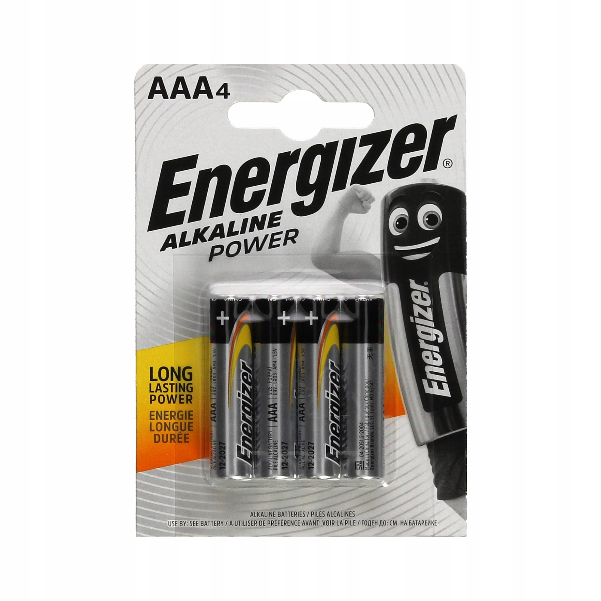 

Baterie alkaliczne LR03 Aaa Base Energizer (4)