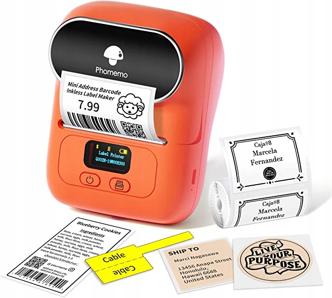 Phomemo M110 termální tiskárna samolepících štítků s poznámkovými štítky