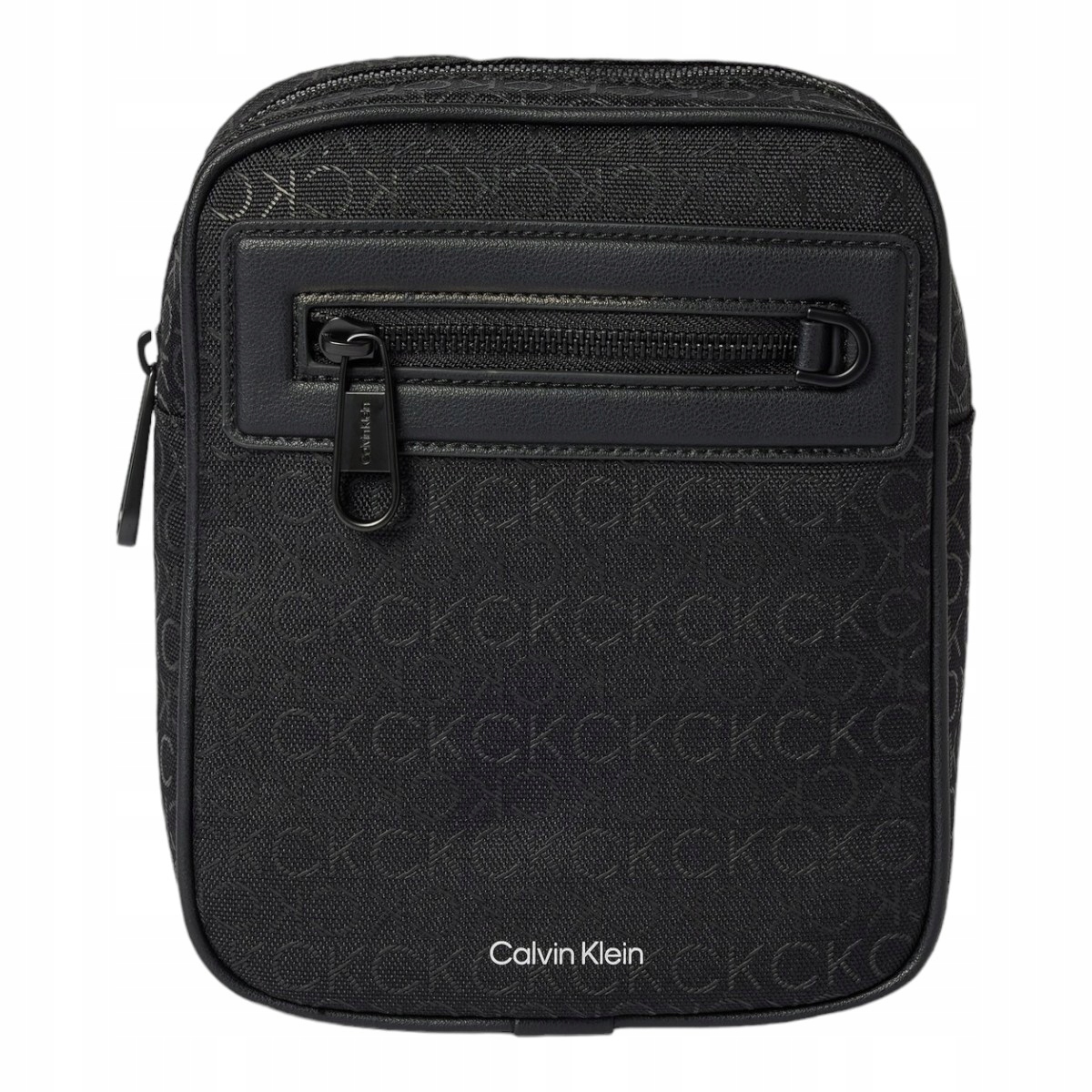 Calvin Klein Taška Kabelka Přes Rameno Ck Elevaed Reporter S Mono Černá