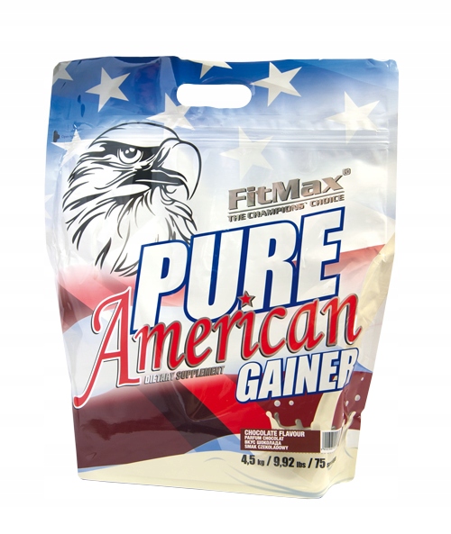 FitMax Pure American Gainer 4,5 kg jahodový