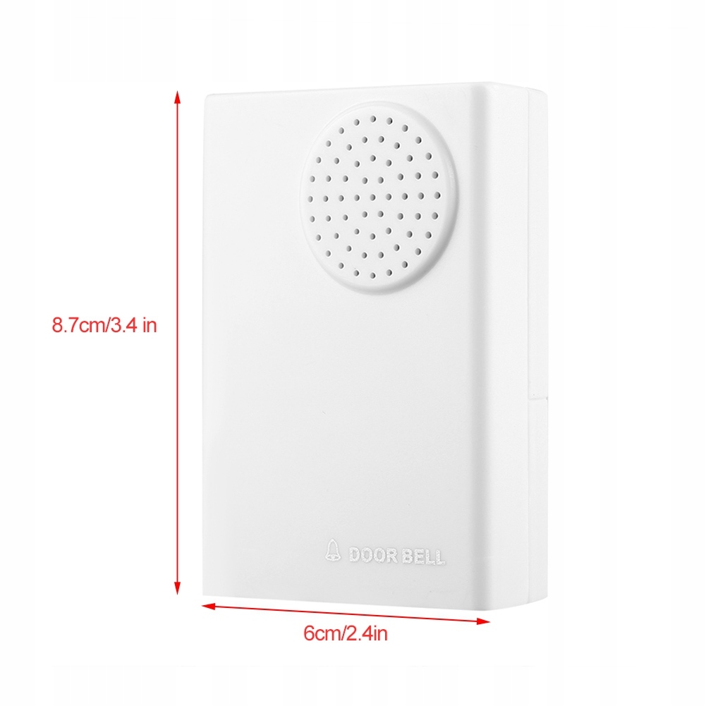 DZWONEK PRZEWODOWY DO DRZWI Z GŁOŚNOŚCI 120 DB Rodzaj bezprzewodowe