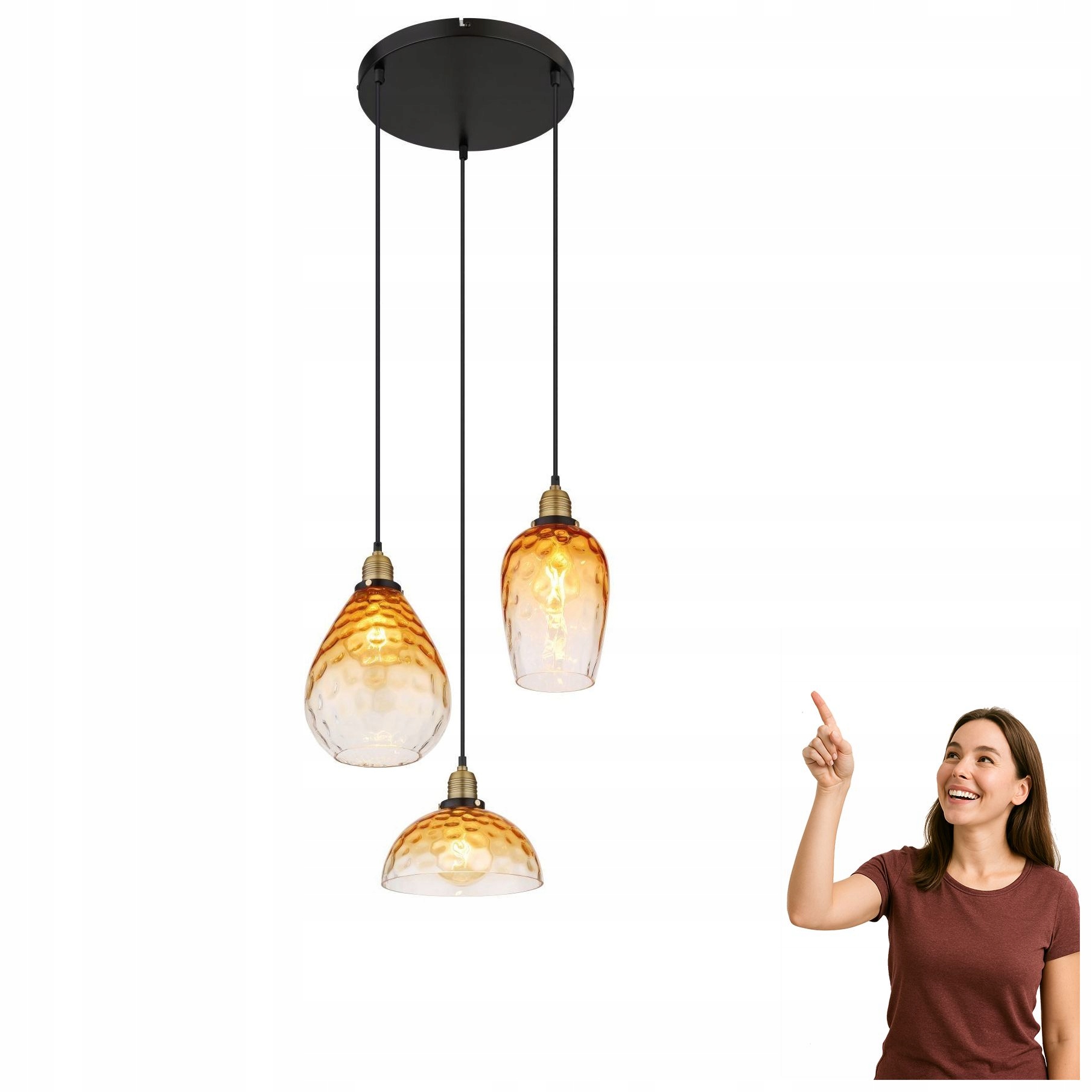 Závesná lampa Salvy 15786-3H1 Globo