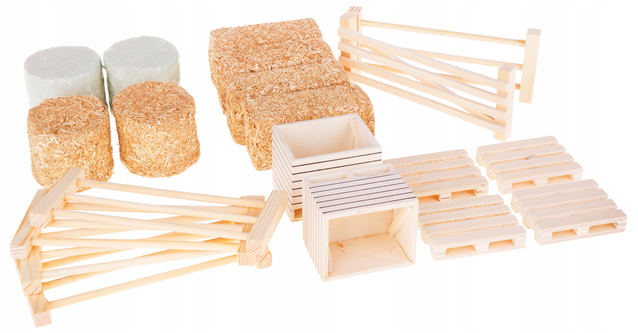 AKCESORIA DO STAJNI OBORY 19EL PALETY SIANO 1:32