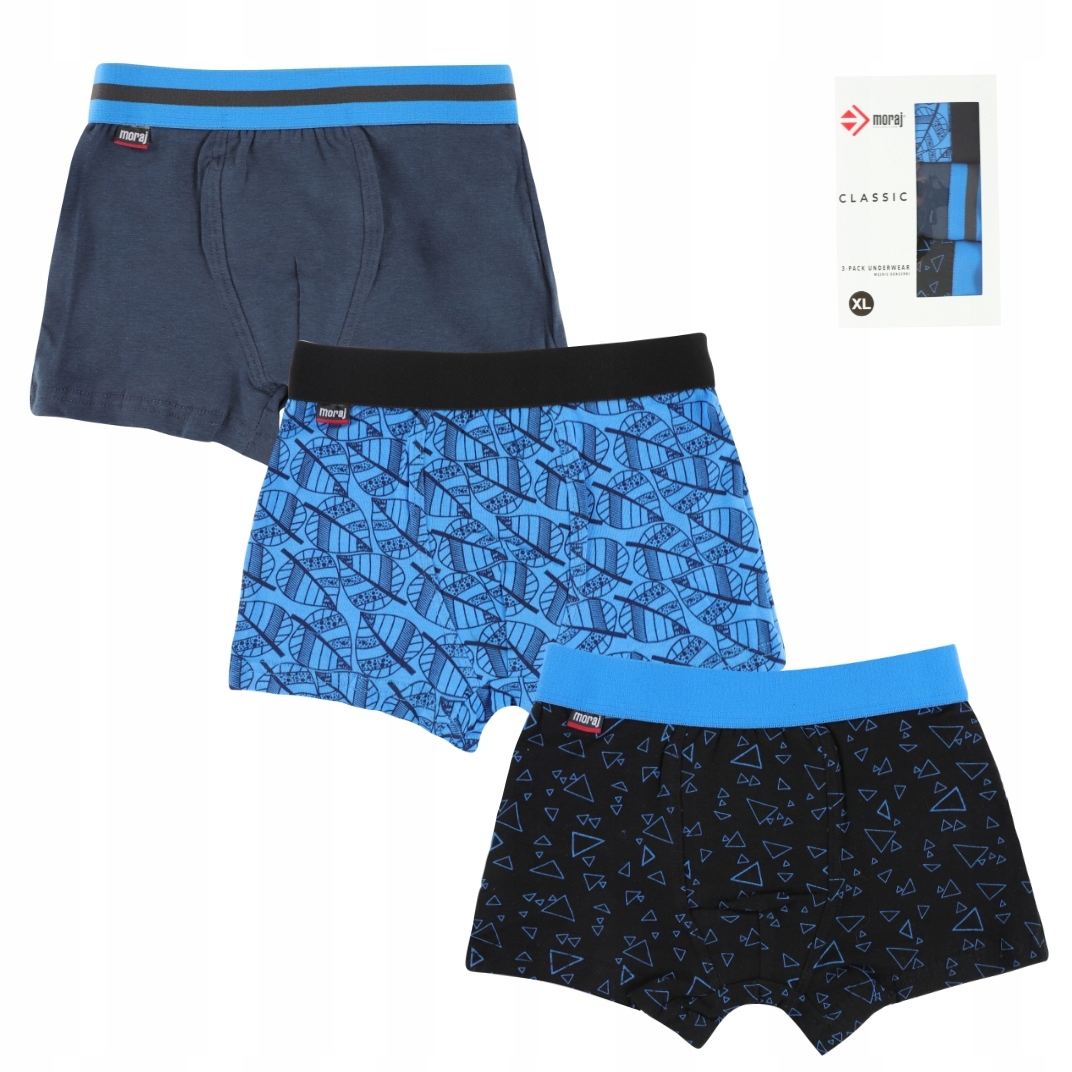 

Moraj Bokserki Męskie Wzory Bawełna 3szt. L
