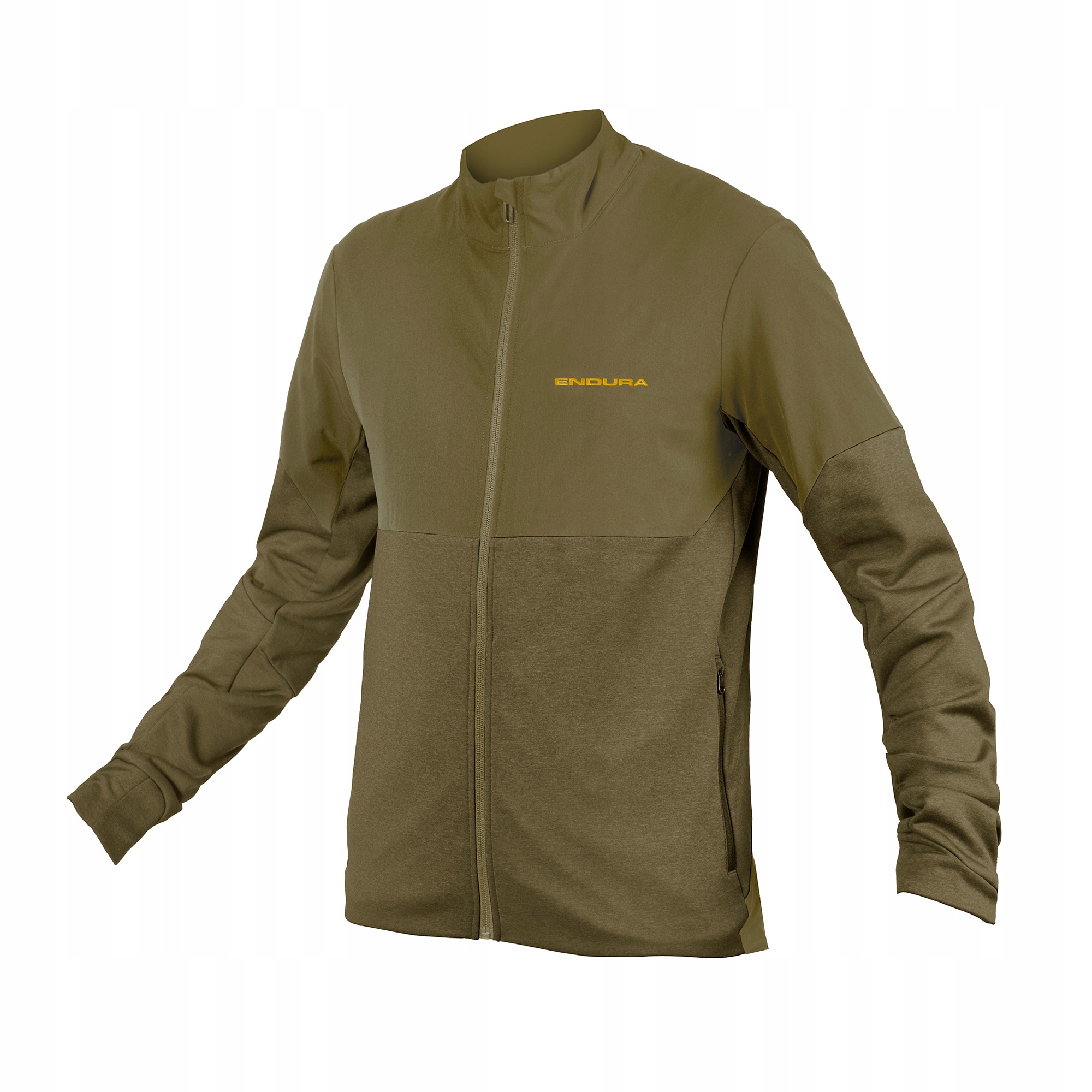 Bluza rowerowa męska Endura Singletrack Thermal Fz tweed green