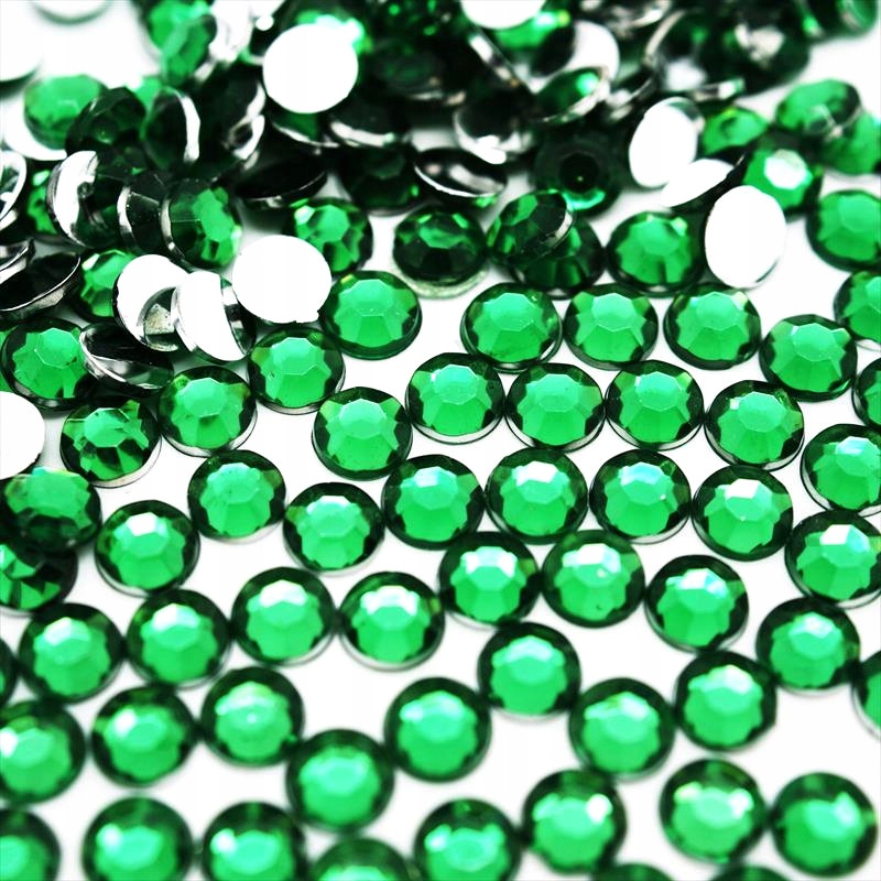 

Cyrkonie Do Paznokci Diament Zielony 3mm 1000szt