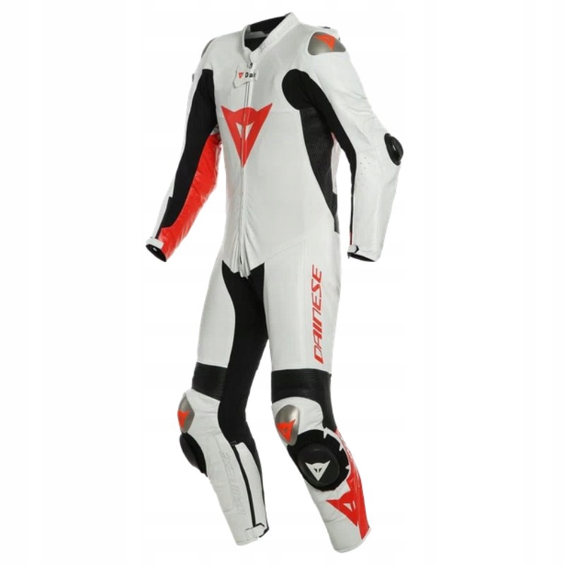 Kombinezon DAINESE MUGELLO RR D-AIR PERF. WHITE/RED-FLUO +GRATISY