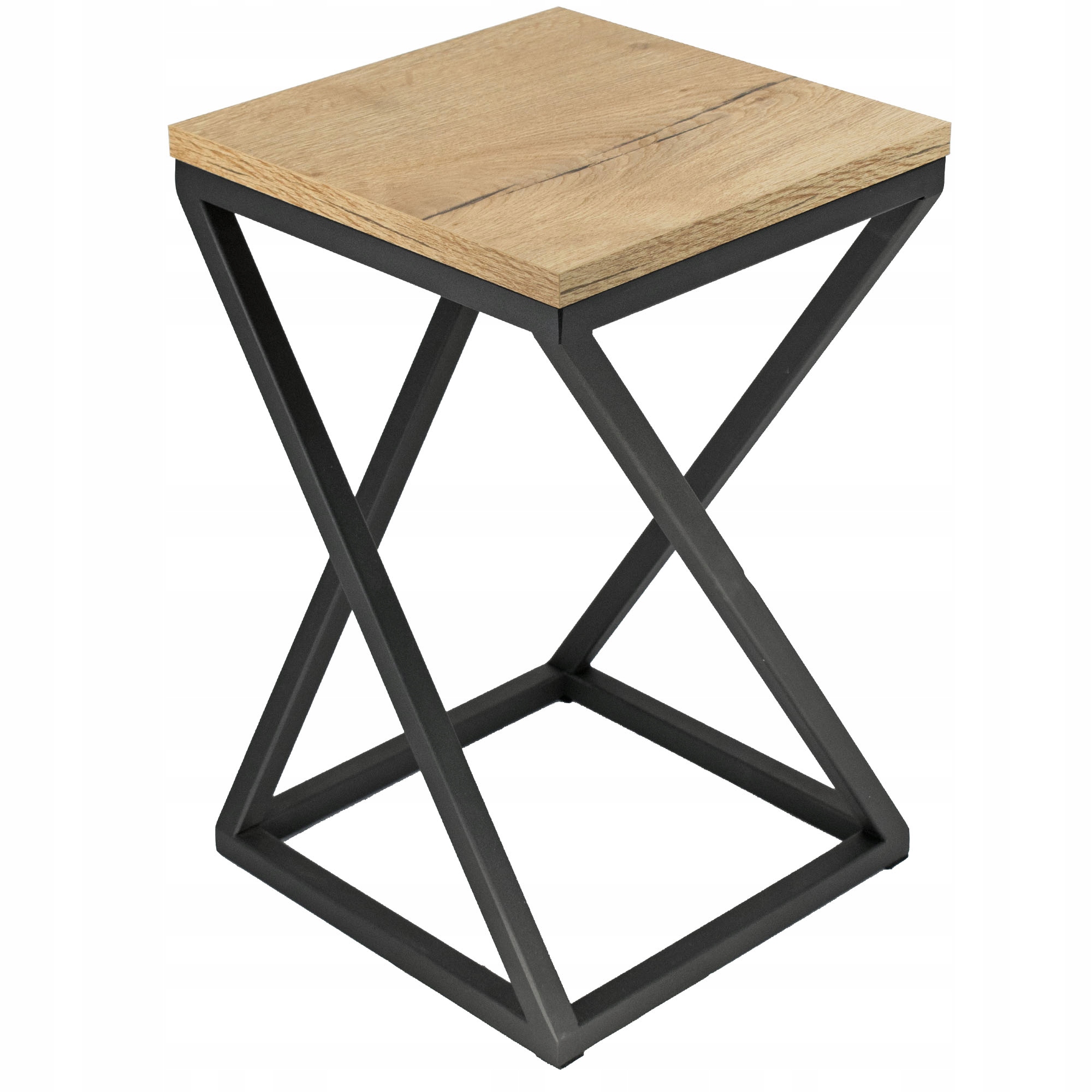 

Taboret Z hoker industrial loft Dąb Halifax