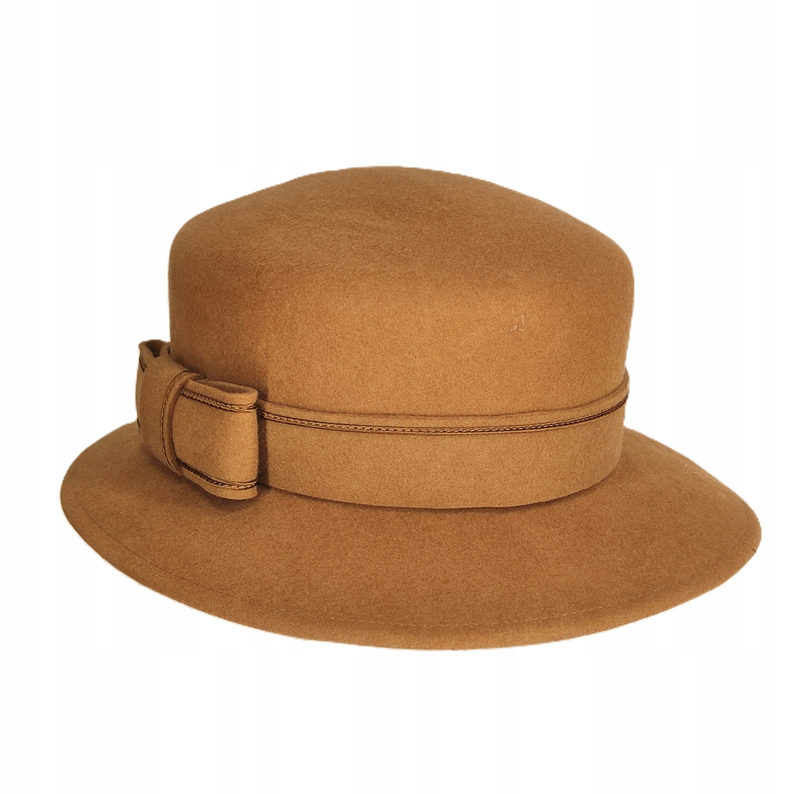 Dámský plstěný vlněný klobouk CI Beige plst 55/56 cm SOP3a Polský