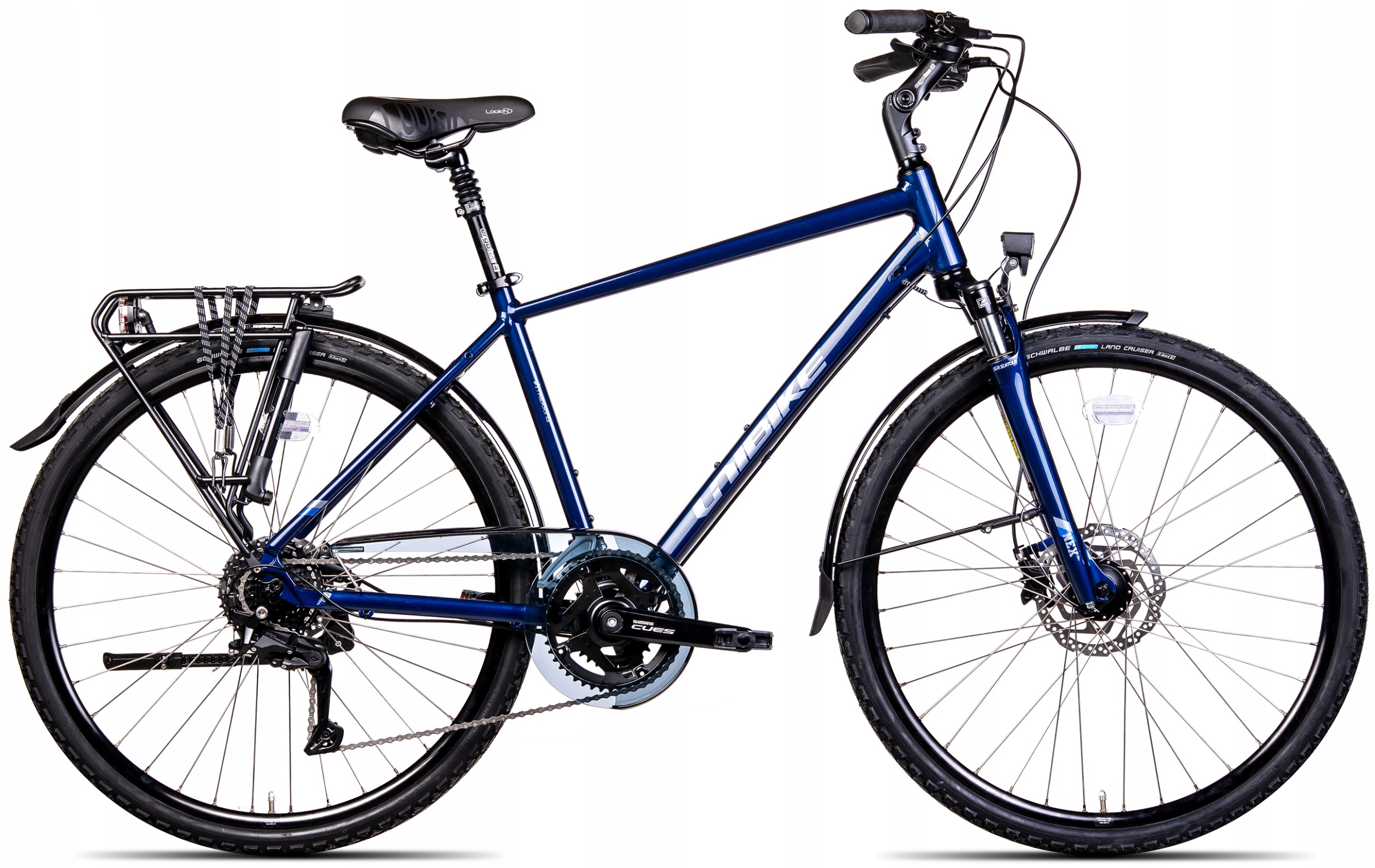 Rower trekkingowy męski Unibike Voyager M 19" granatowy