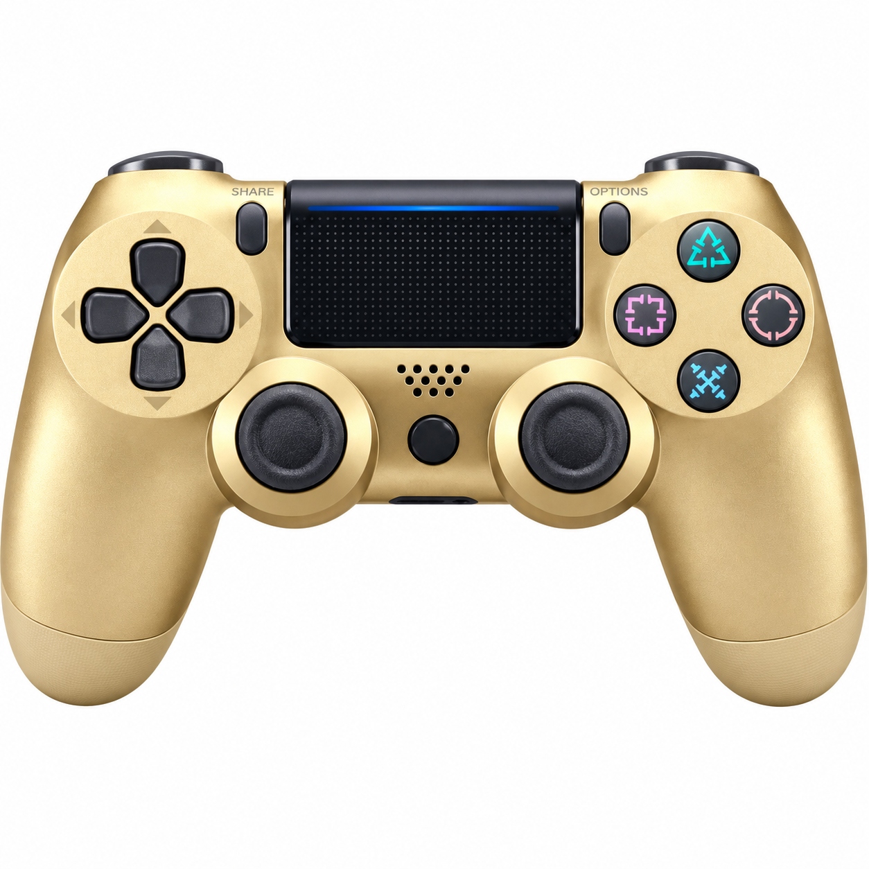 Pad PS4 Bezprzewodowy Do Playstation 4 Slim Pro Kontroler Złoty Wibracje