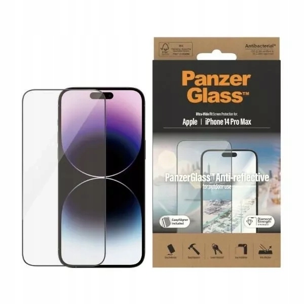 Szkło hartowane PanzerGlass Ultra-Wide Fit do Apple iPhone 14 Pro Max