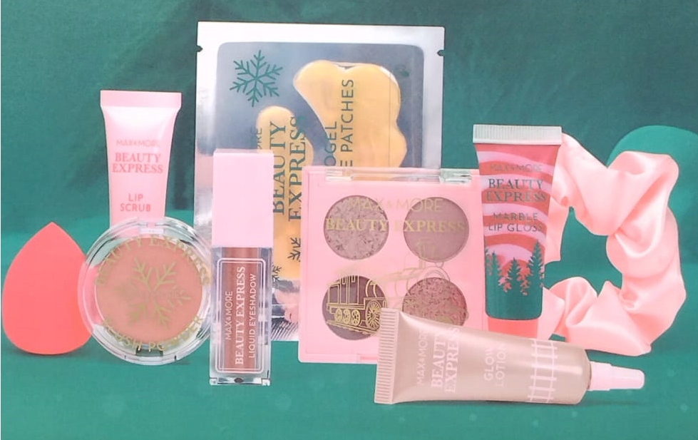 Адвент-календарь Max&More Beauty X-Mas 2025, 24 средства для макияжа лица, глаз, губ и ногтей — фото 4