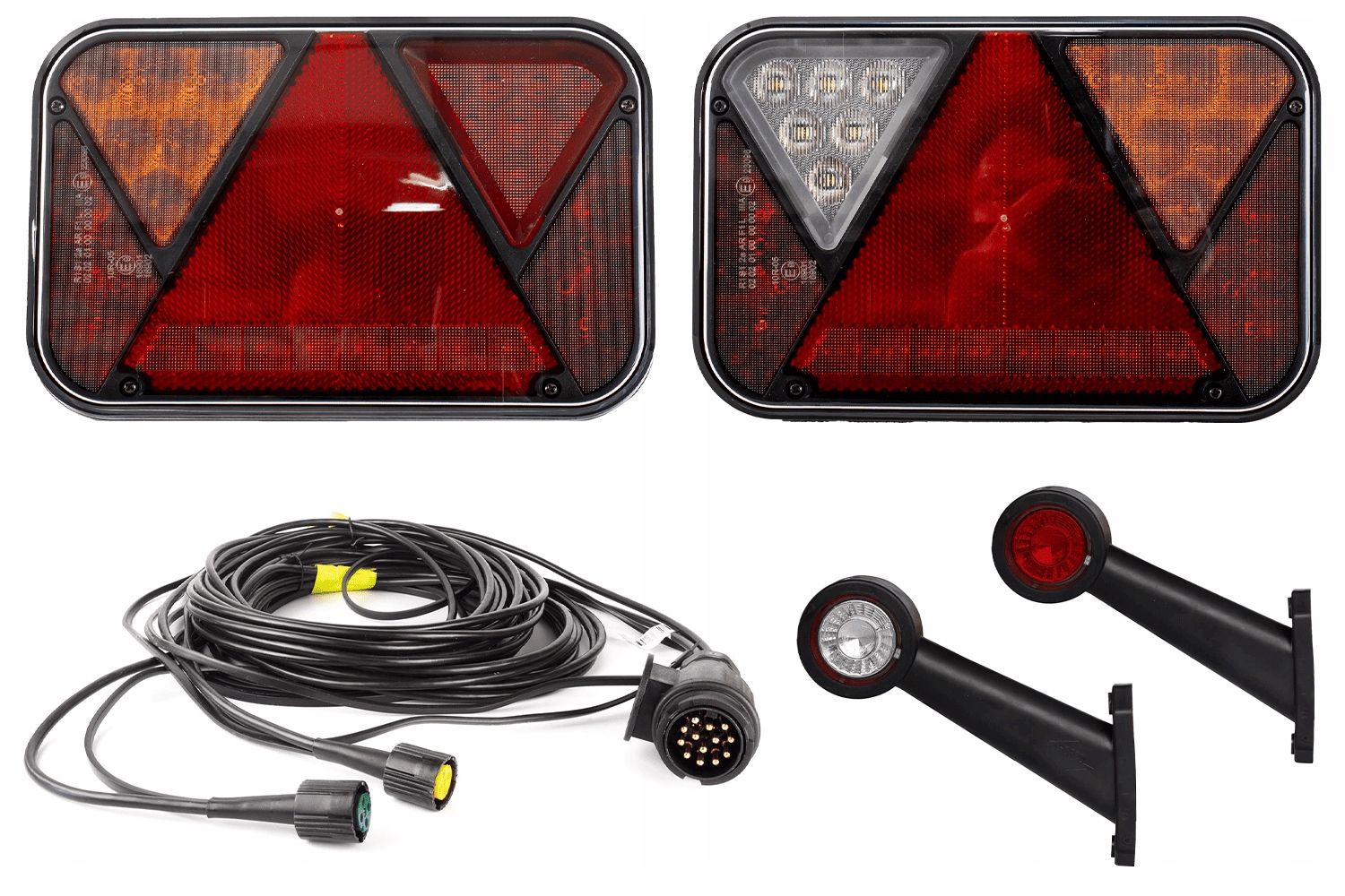 Sada světel: Led zadní světla Fristom obrysová Led světla Horpol paprsek Mant