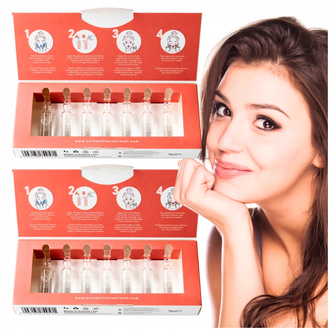 2x Skin liftovací ampule Colway Okamžitě Napínají pokožku