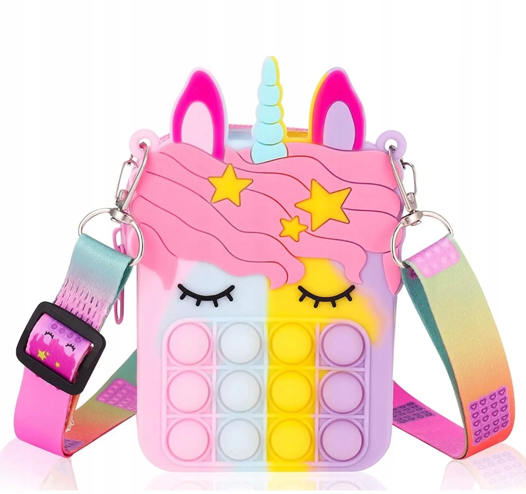POP IT TOREBKA JEDNOROŻEC SASZETKA PORTFEL ETUI ZABAWKA SENSORYCZNA Kod producenta LT367