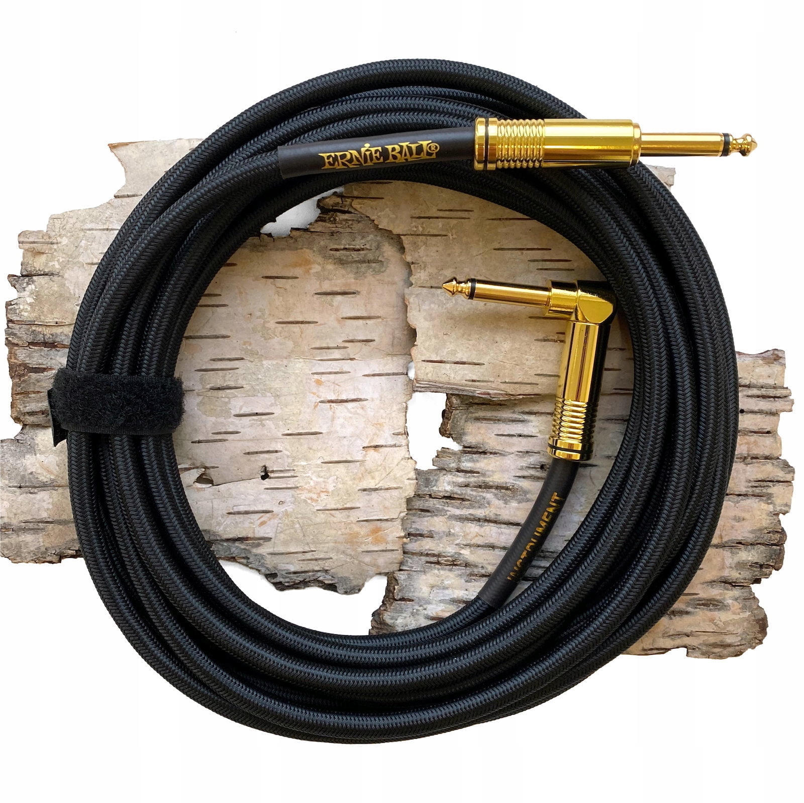 Ernie Ball Black kytarový nástrojový kabel 5.49 m černý