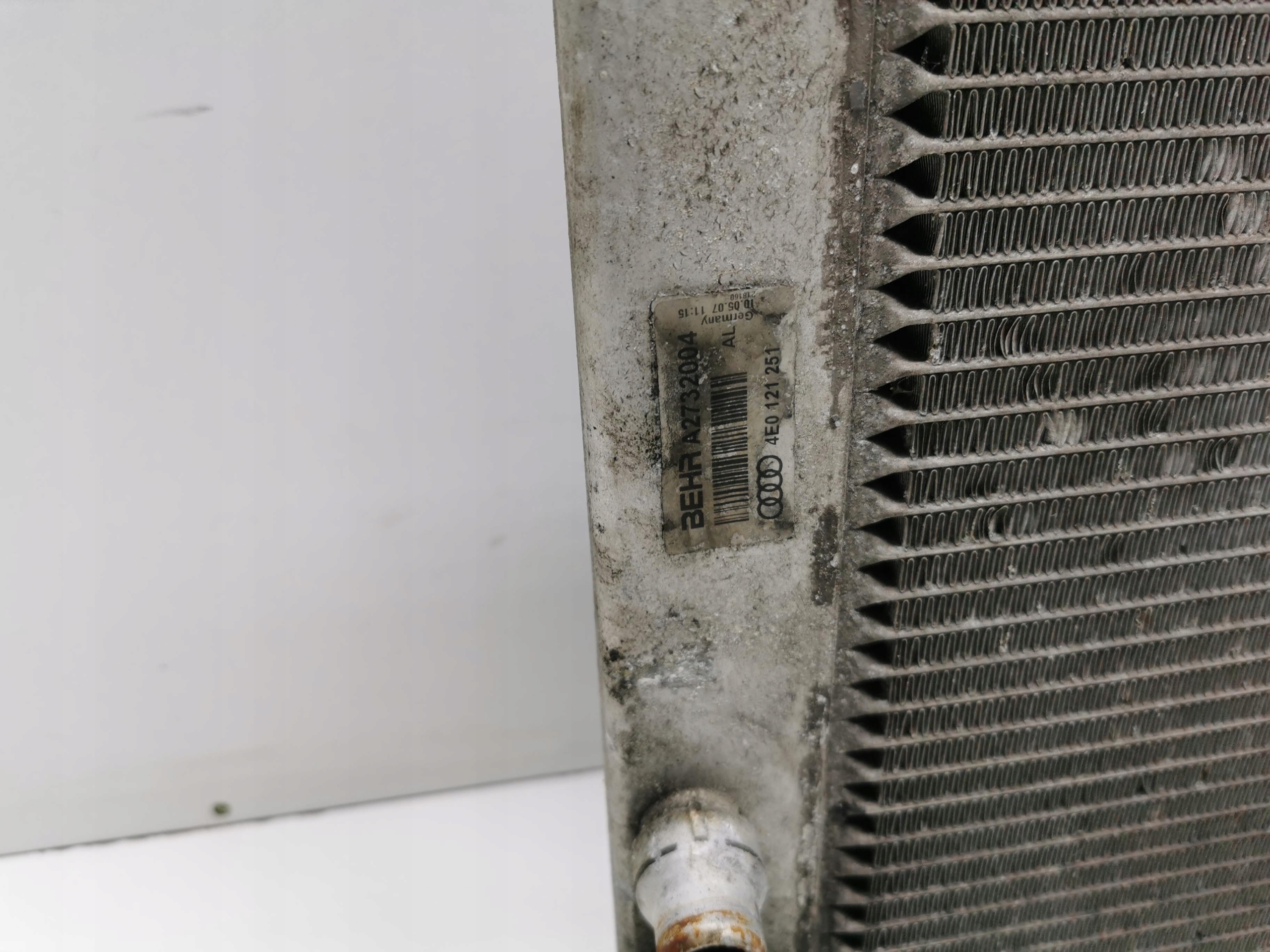 water cooler AUDI A8 D3 4.2 TDI 4E0121251