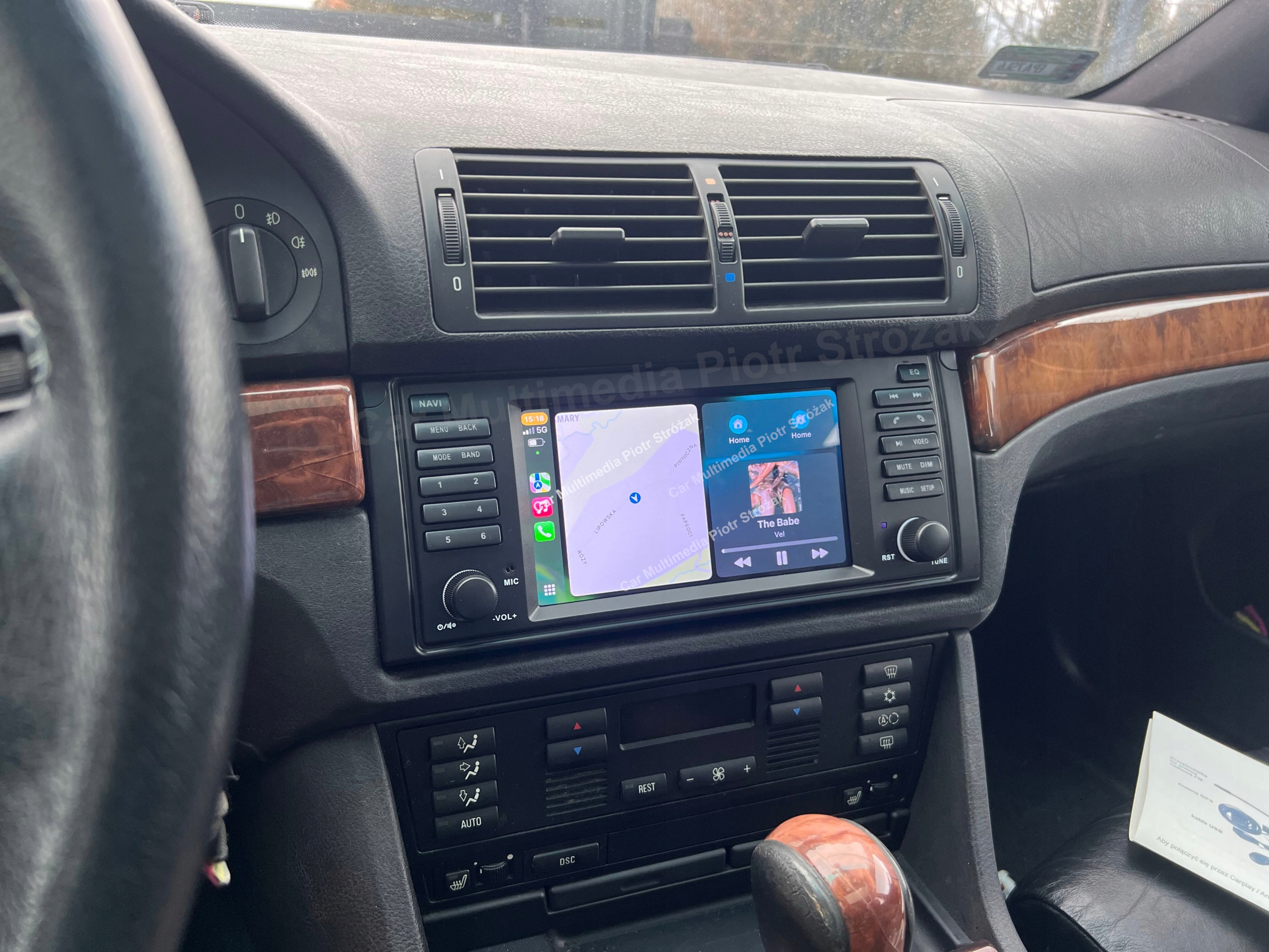 Radio Android do BMW E39 / E38 / Android Auto Carplay SIM bluetooth 4+64 GB