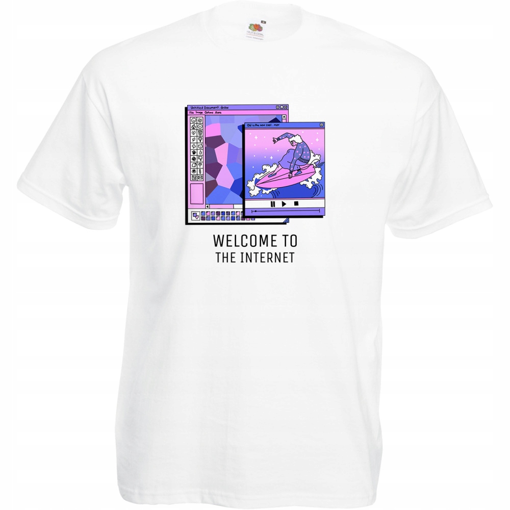 

Koszulka welcome to internet M biała