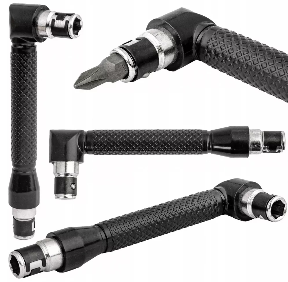 WKRĘTAK KĄTOWY KLUCZ UCHWYT DO KOŃCÓWEK BITÓW 1/4