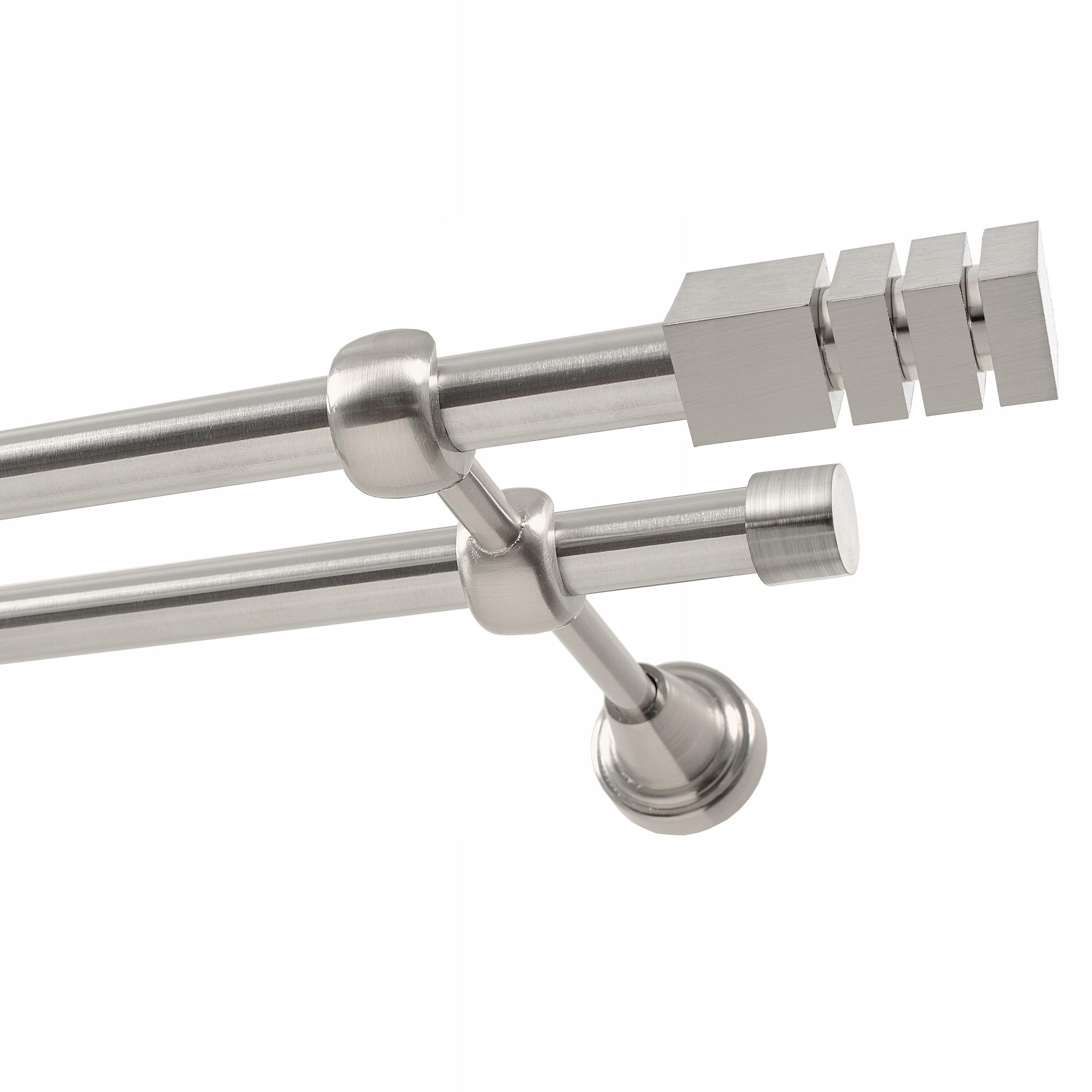 

Karnisz metalowy podwójny 19 mm 220 cm bez kółek