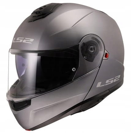 LS2 FF908 Strobe II Solid Matt Titaium 06 Motocyklová Prilba S Čeľusťou