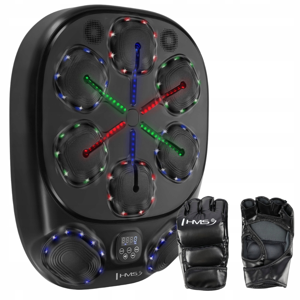 Elektronický Boxerský Terč Bluetooth na Zeď s Reproduktorem Rukavice