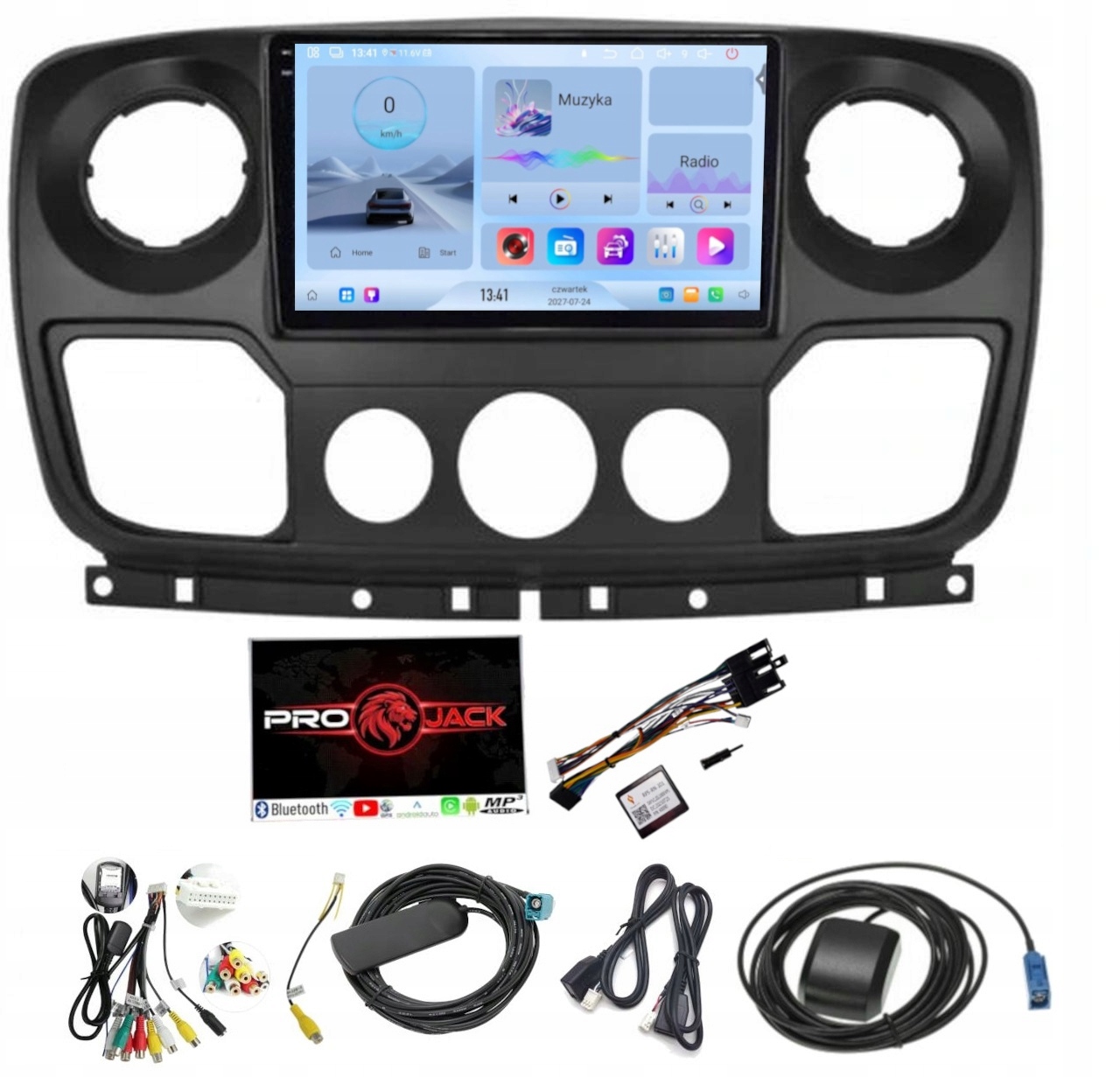 Rádio Android Navigácia Nissan NV400 2010-2022 Carplay Bt Wifi 4/64GB Sim