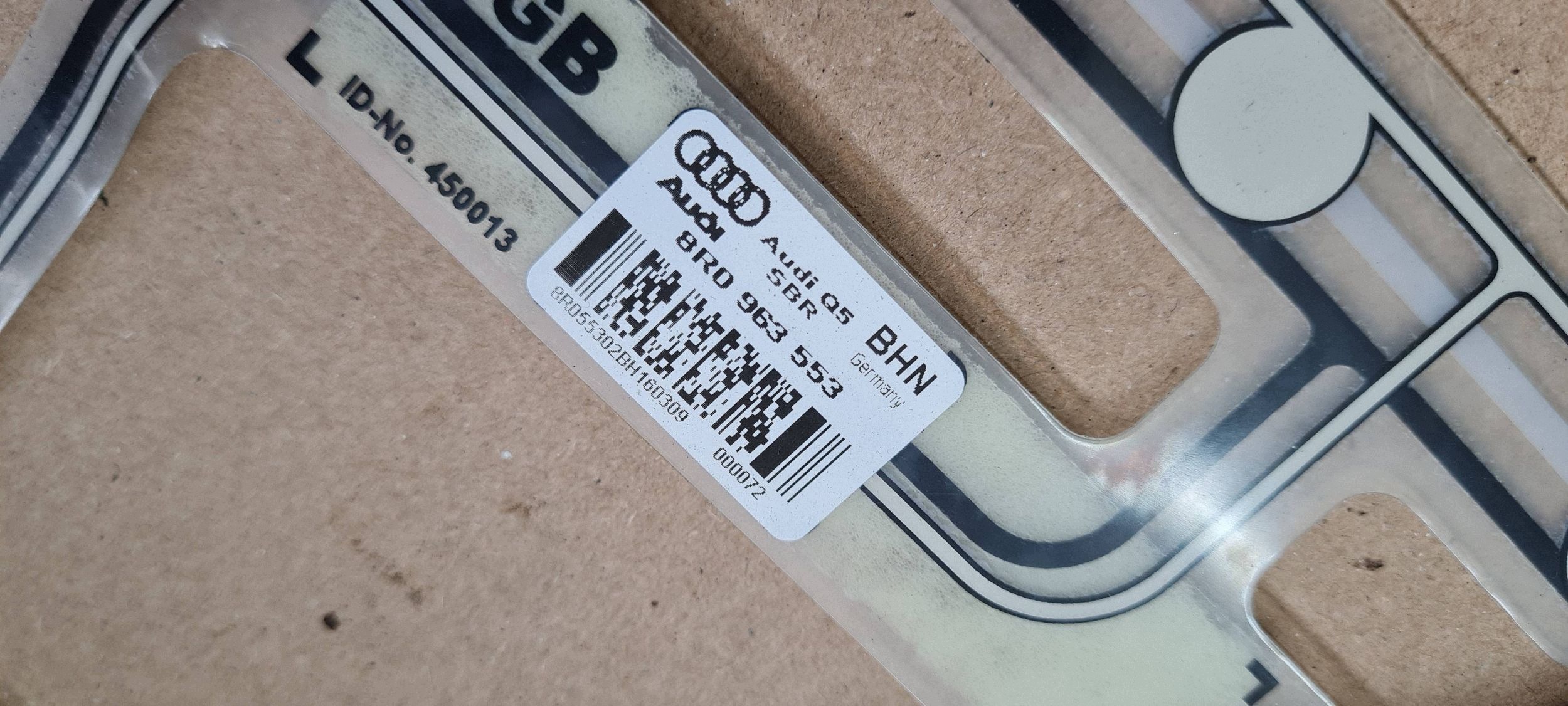 Q5 8R sensor ZAJETOSCI seat front WAGA 8R0963553