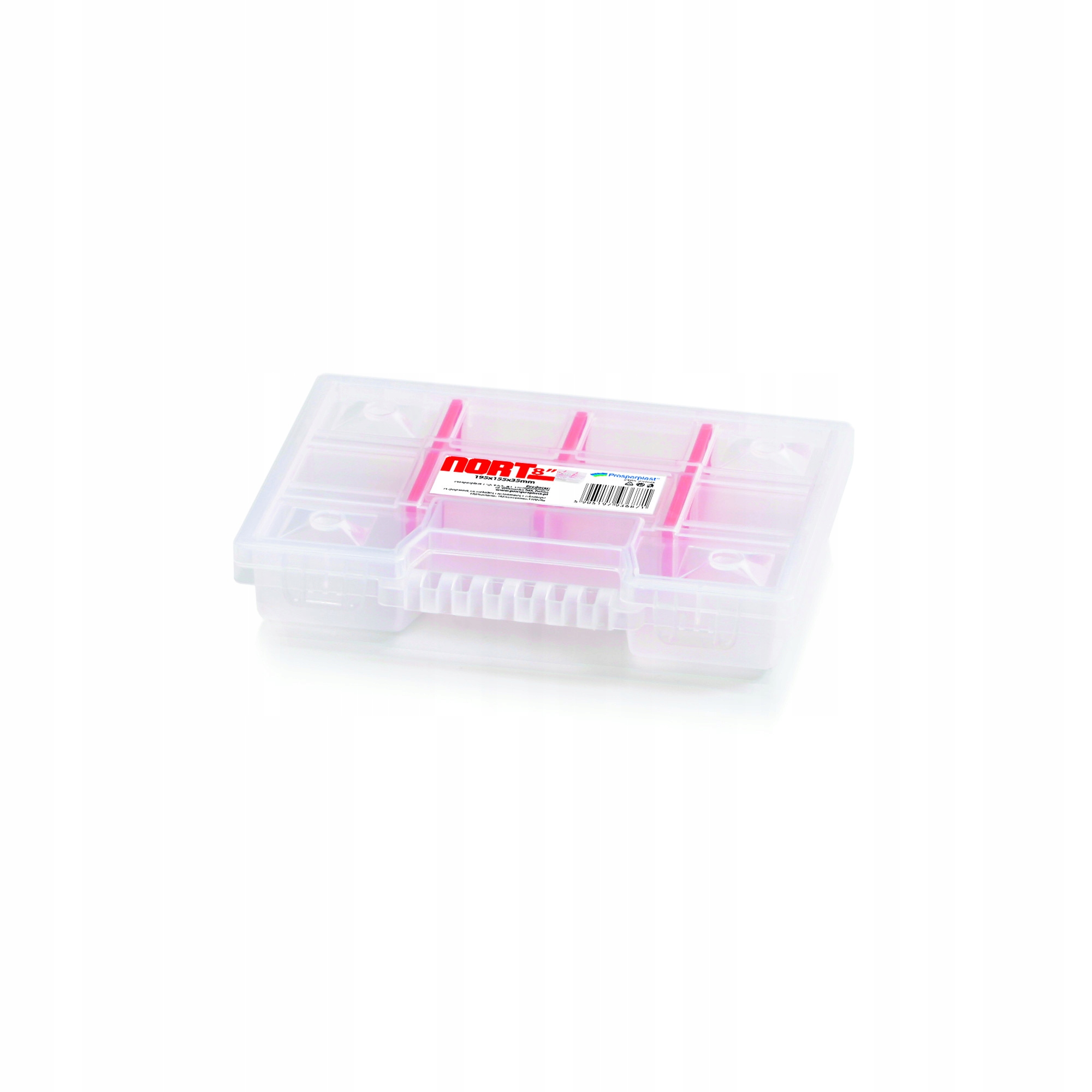 

Organizer skrzynka 19,5 x 15,5 x 3,5 cm Bezbarwn