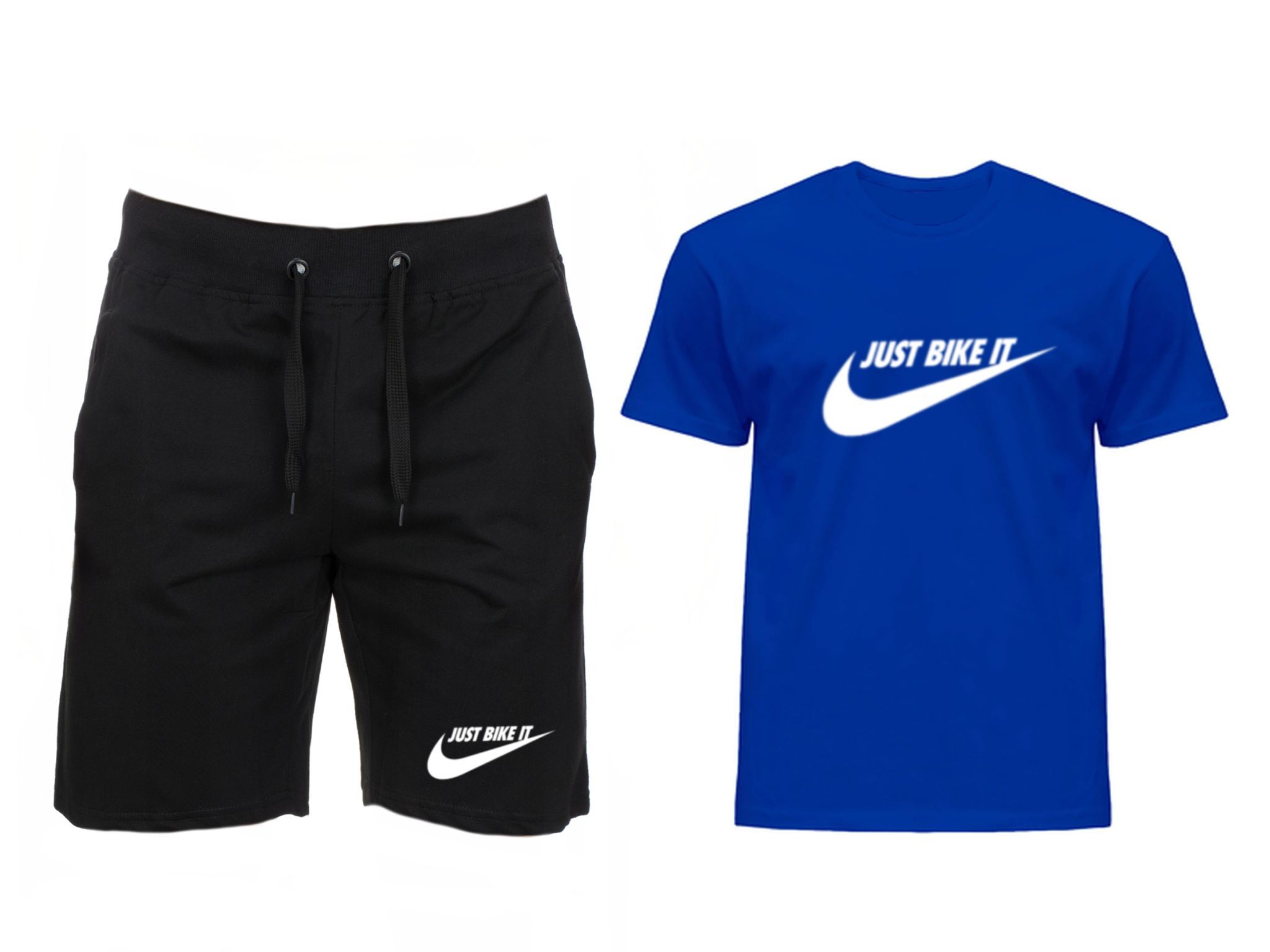 Komplet Tričko Kraťasy Just Bike It Pánské XL