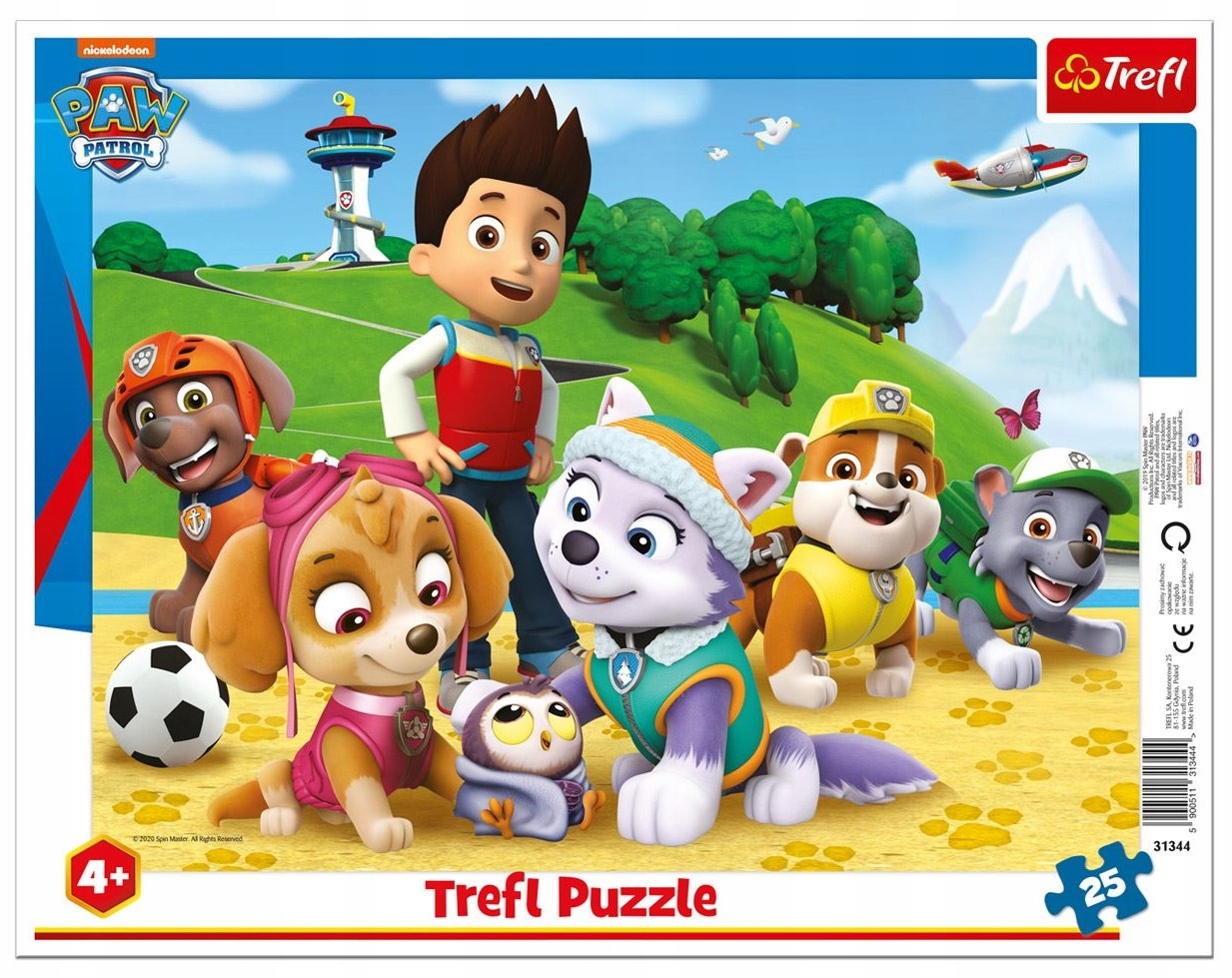Puzzle ramkowe Psi Patrol 25 elementów 31344 Trefl