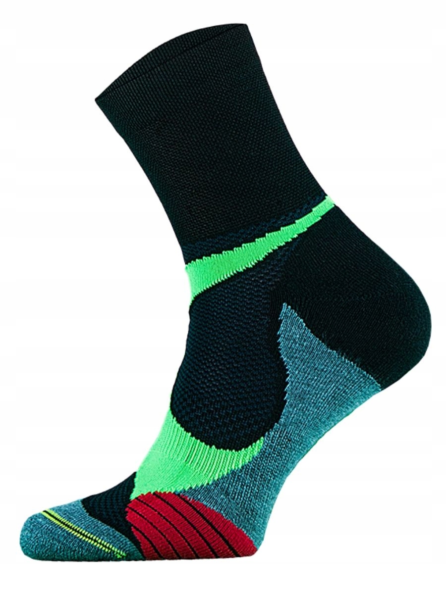 Coolmax for Run biegowe skarpety Comodo, 39-42 czarno-zielone