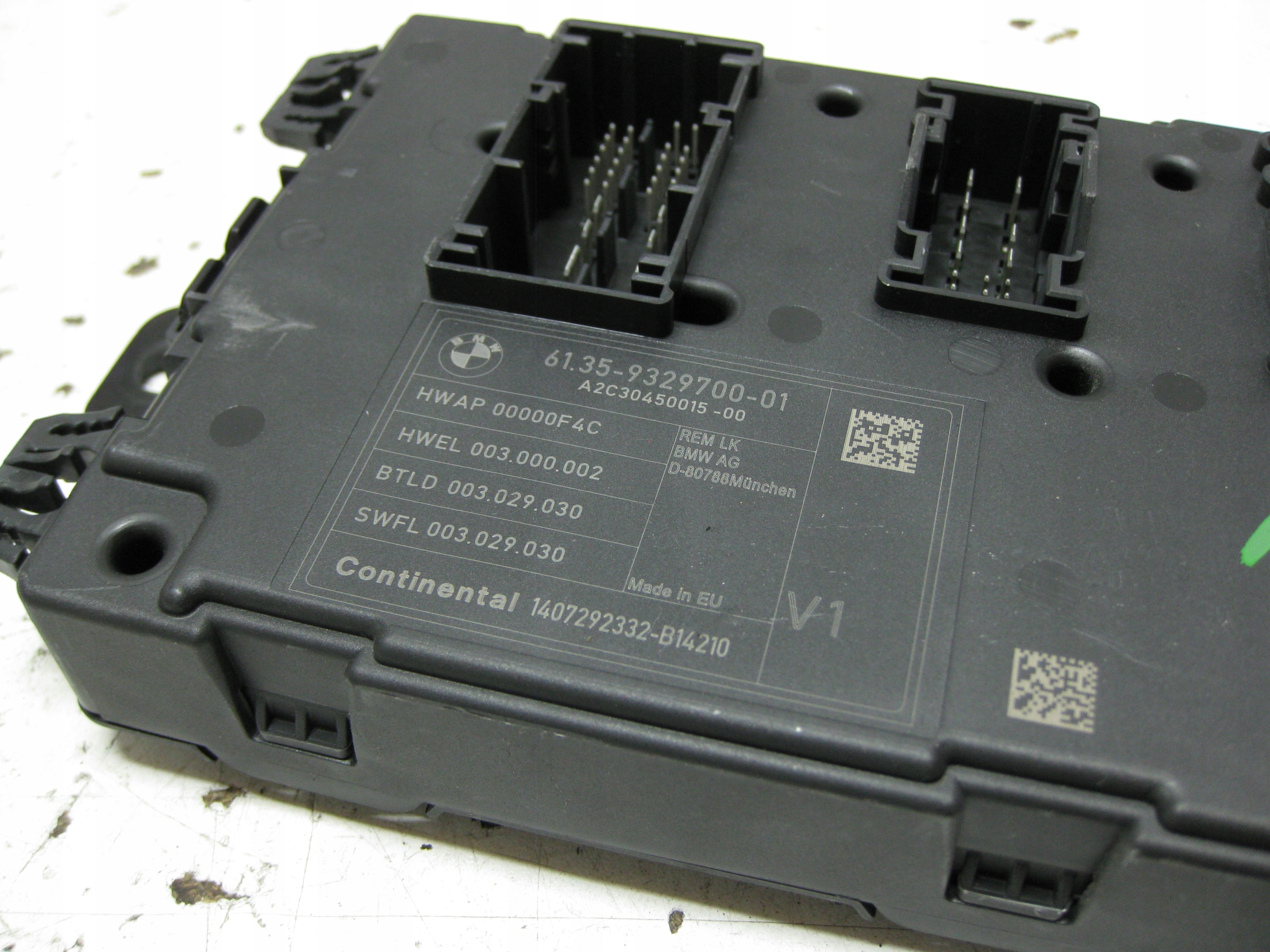 BMW F20 1.6i 14R module control unit KOMFORTU 9329700