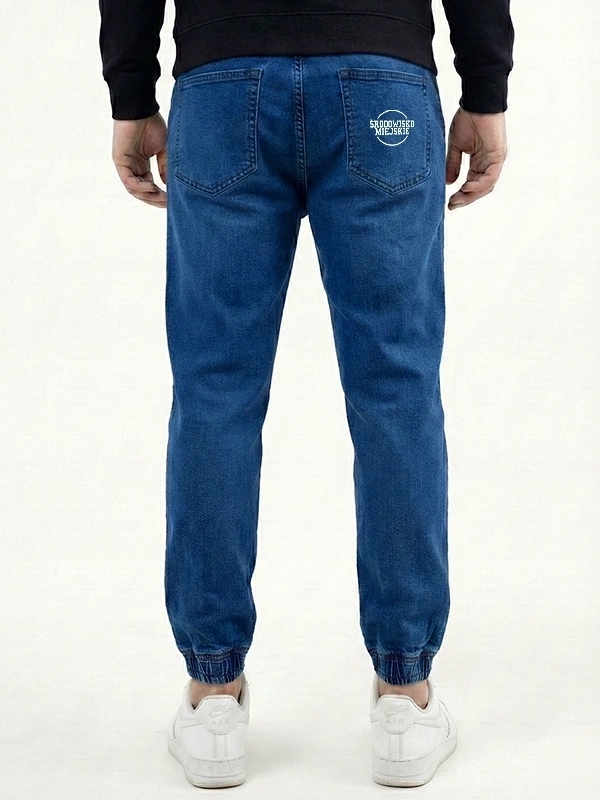 Joggerové Kalhoty Środowisko Miejskie Jeans "classic " Modré vel. L