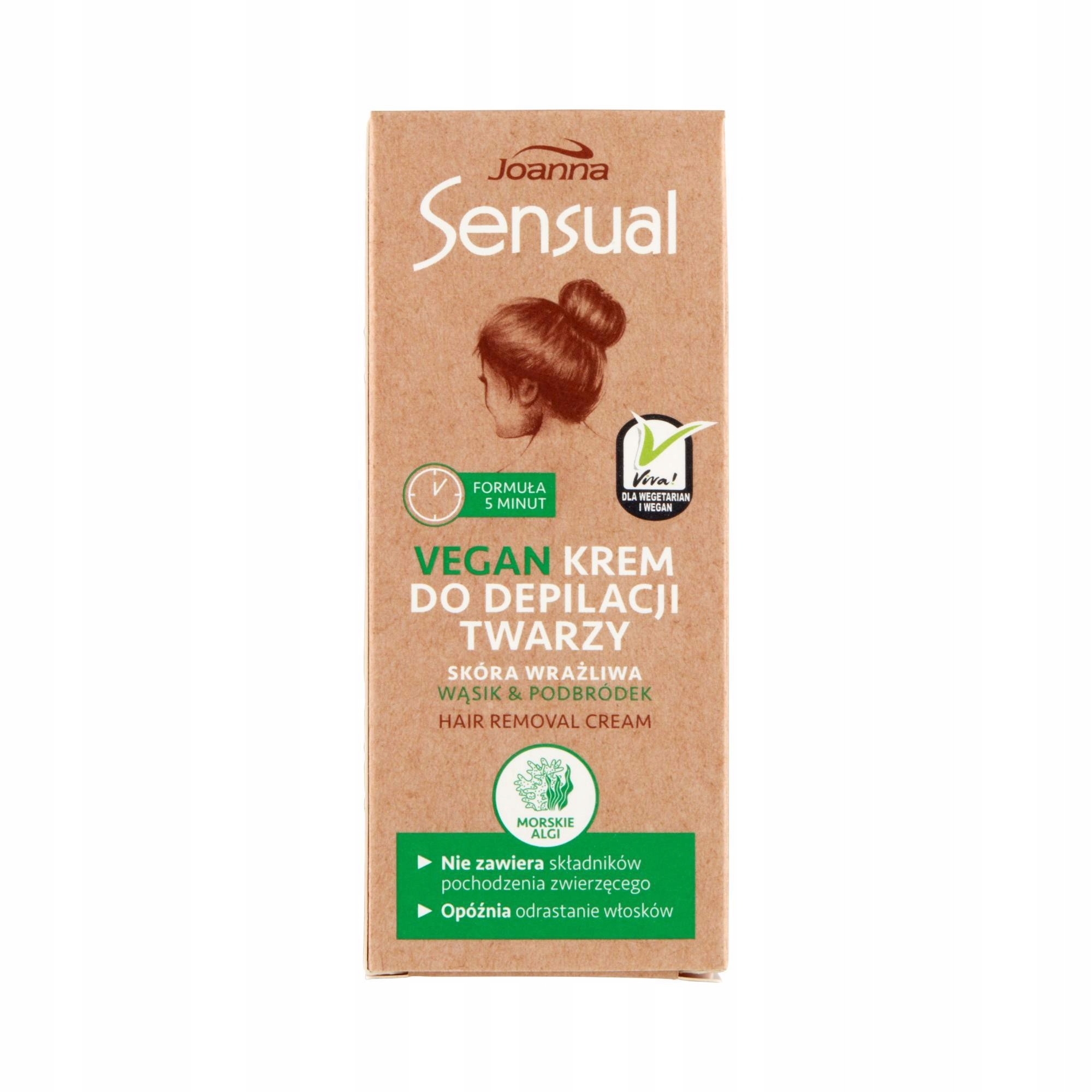 

Joanna Sensual Vegan Krem do depilacji twarzy 20 g