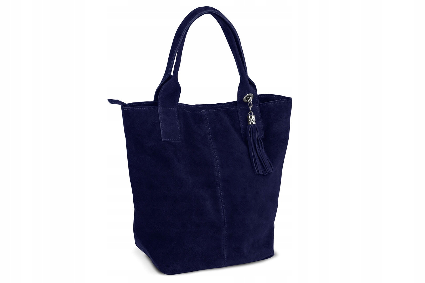 Kožená taška Vera Pelle Olivia Zmaszowa, modrá