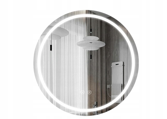 Zrcadlo kulaté 60 cm, stmívatelné, 3 barvy, dotyk, IP44, paměť