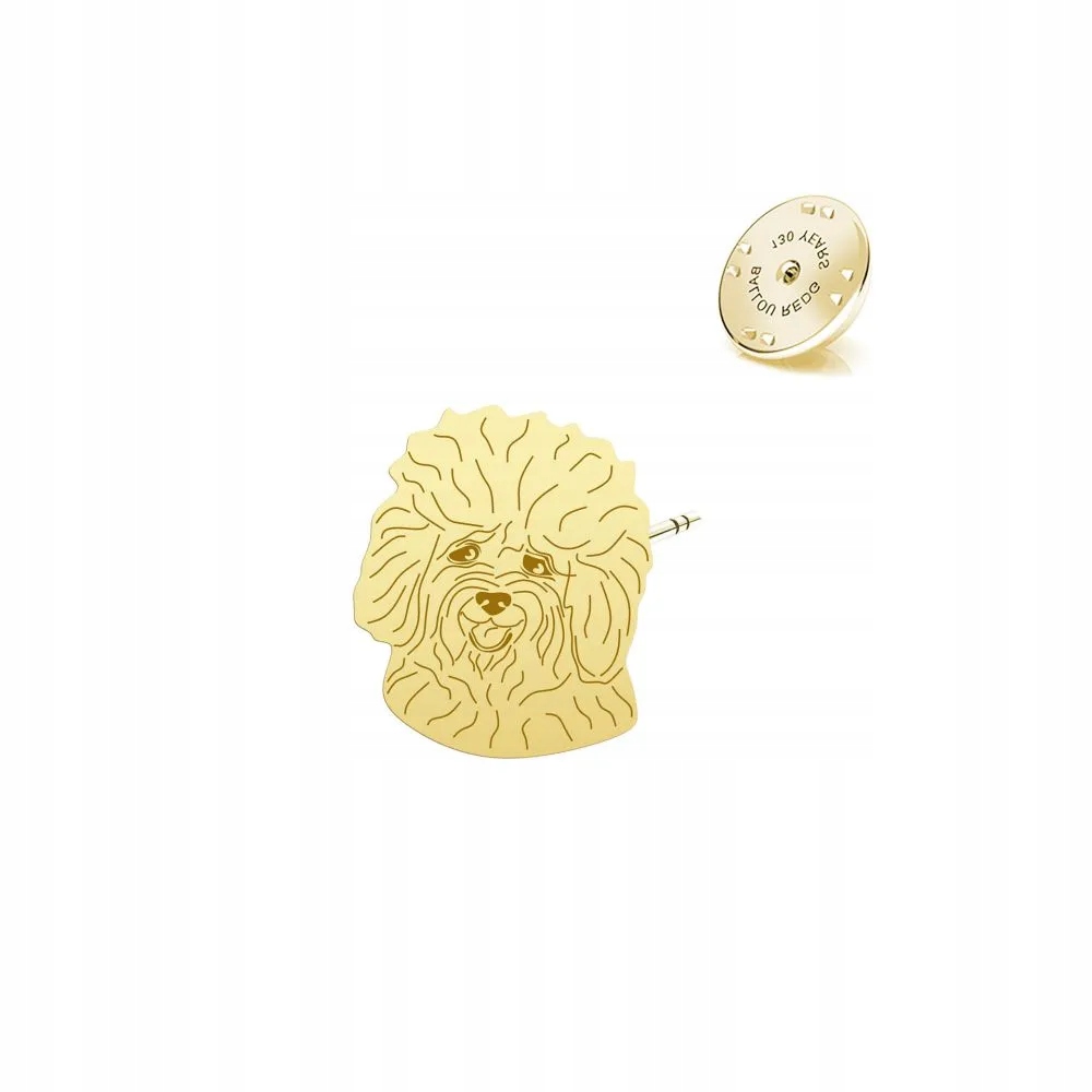 Odznak s Boloňským psem 925 Šperky Dárek Dedikace Bonus