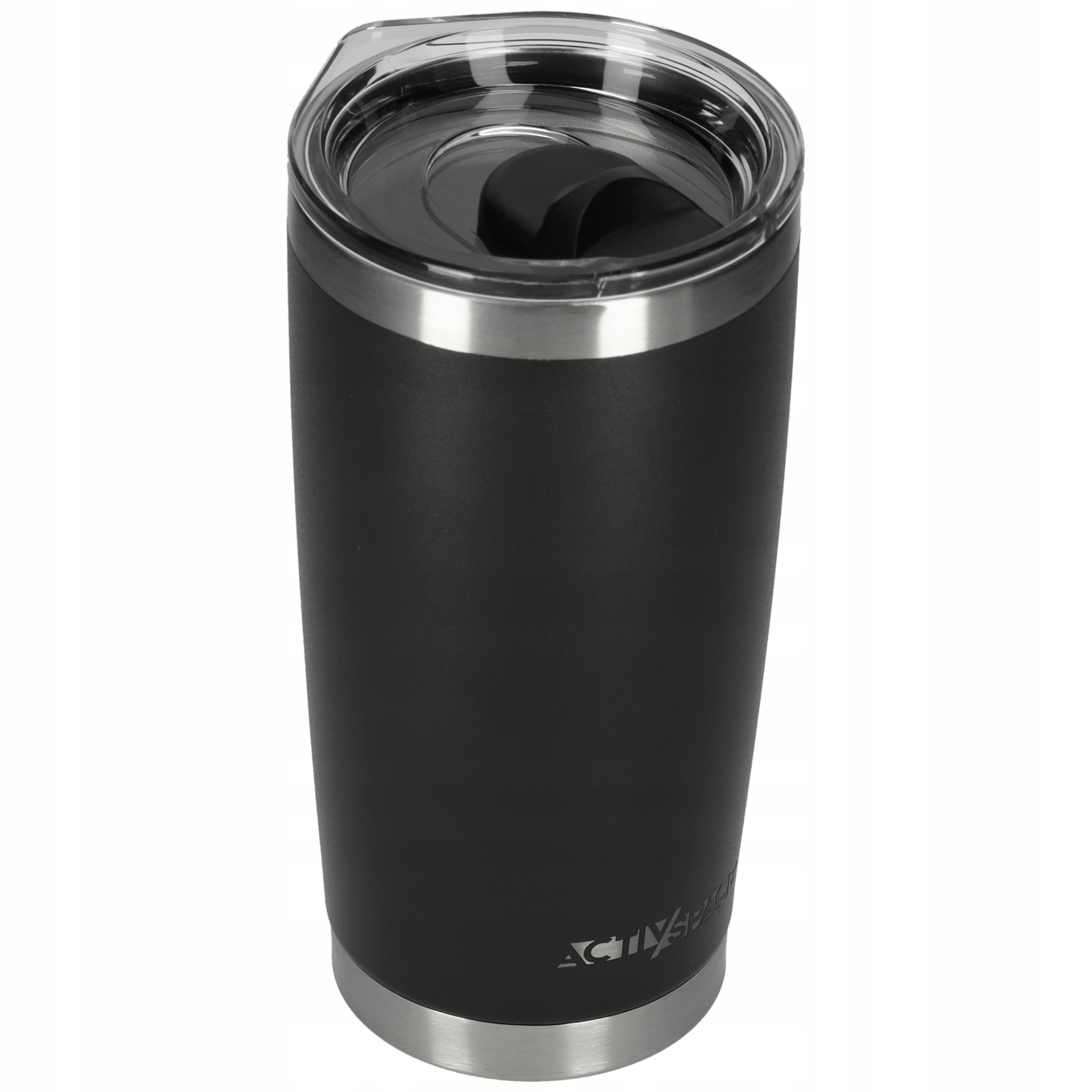 DUŻY KUBEK TERMICZNY 600ML TERMOS NA KAWĘ HERBATĘ STALOWY - JAKOŚĆ PREMIUM Marka inna