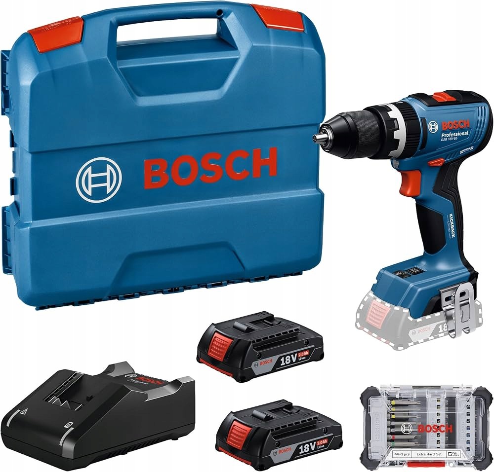 Bosch Professional 18 V akumulátorová aku vŕtačka Gsb 18V-65