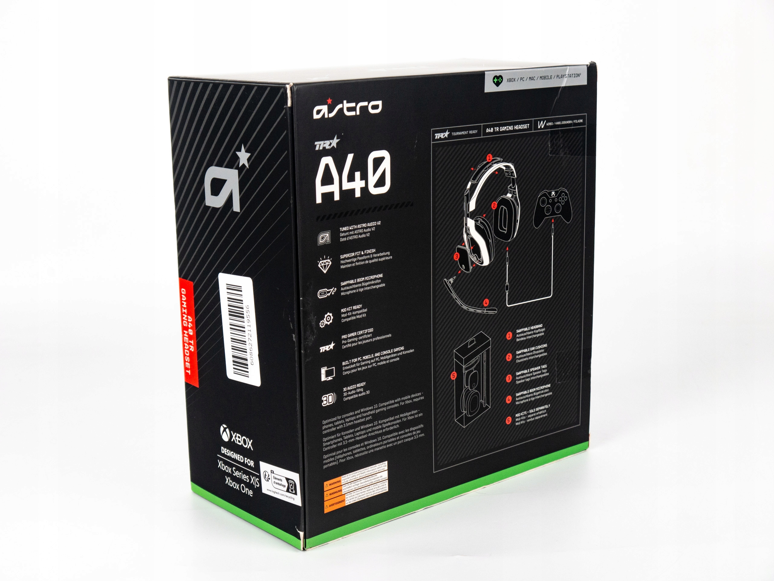 Headset Astro A40 Xbox One czarny Stan opakowania oryginalne