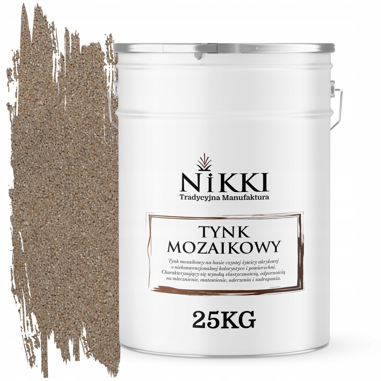 Mozaiková Omietka Živicová 25 Kg Vnútorná Vonkajšia Farba Hnedá Svetlá M91